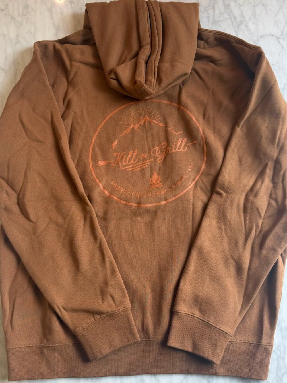 Kill-N-Grill Brown Hunting & Fishing Hoodie